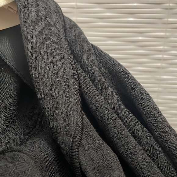 ST JOHN black knit blazer wool blend size 14 - Picture 10 of 10